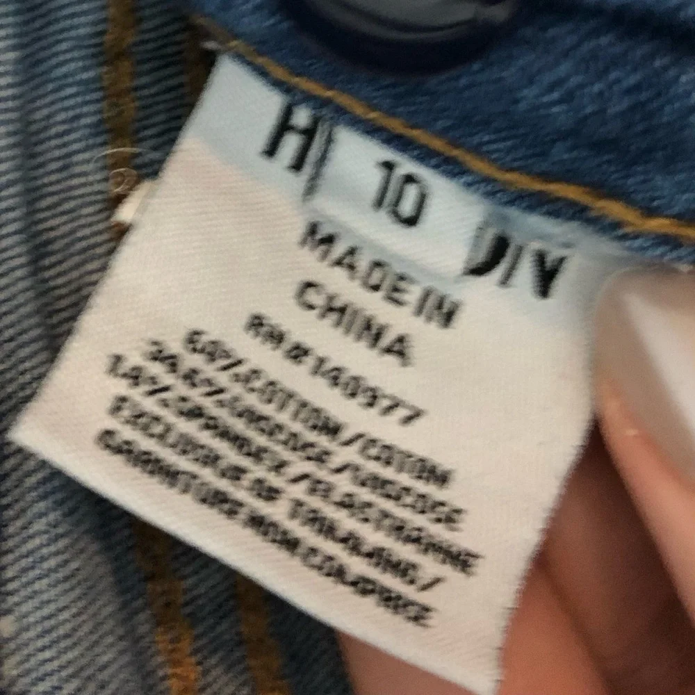 Girls Hudson Distressed Super Skinny Blue Jeans Size 10